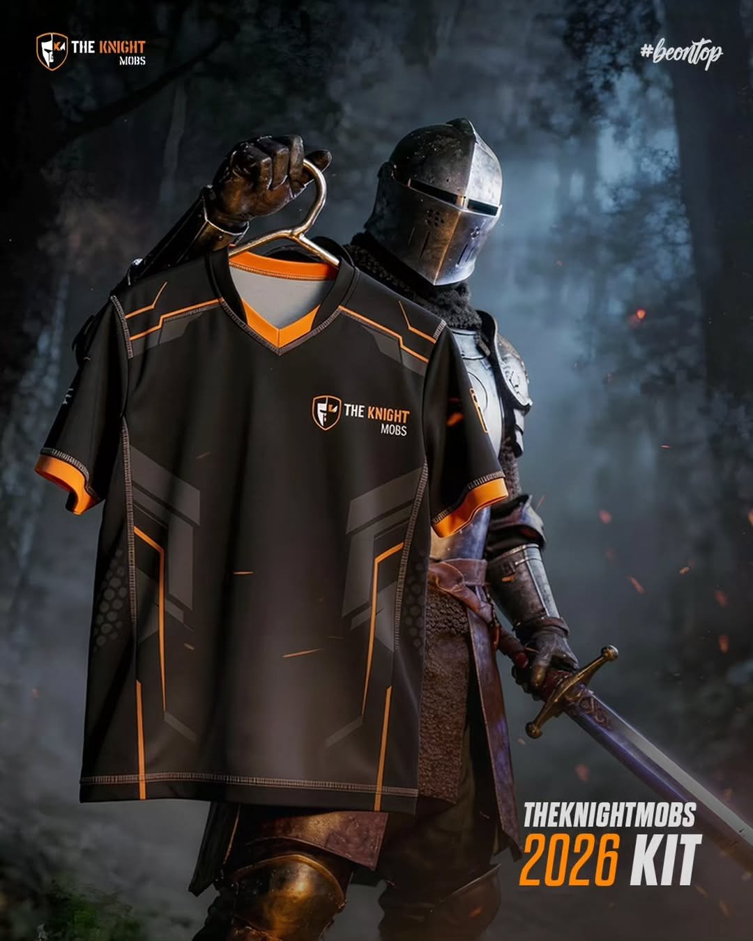 KnightMobs 2026 jersey &mdash; Front view